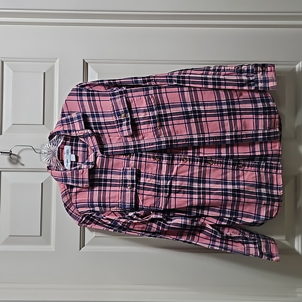 Old Navy Mens Flannel Shirt Size Small